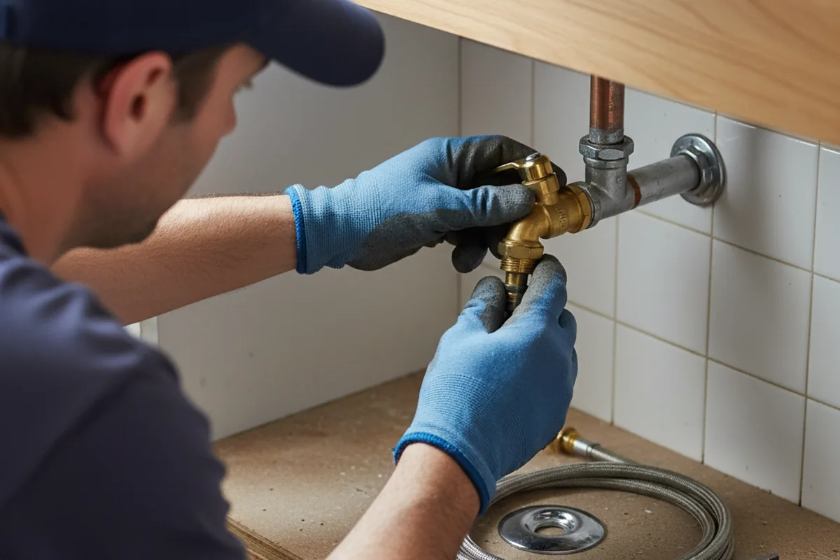 Shutoff valve and fitting work during Emergency Plumbing in Bellingham